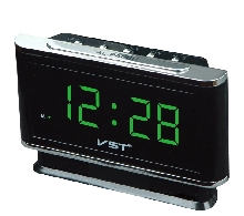 Настольные часы VST - Электронные часы VST-721 Зелёные