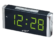 Настольные часы VST - Электронные часы VST-731 Ярко-Зелёные