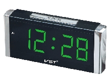 Настольные часы VST - Электронные часы VST-731 Зелёные