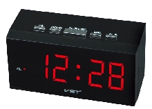 Настольные часы VST - Электронные часы VST-772 Красные