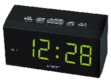 Настольные часы VST - Электронные часы VST-772 Ярко-Зелёные