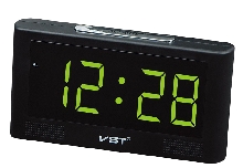 Настольные часы VST - Электронные часы VST-732 Ярко-Зелёные