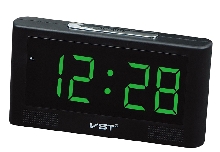 Настольные часы VST - Электронные часы VST-732 Зелёные
