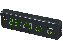 Настольные часы VST - Электронные часы VST-805S Яр-Зелёные