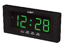 Настольные часы VST - Электронные часы VST-729 Ярко-Зелёные