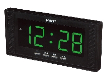 Настольные часы VST - Электронные часы VST-729 Зелёные