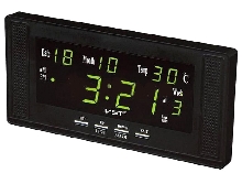 Настольные часы VST - Электронные часы VST-729W Яр-Зелёные