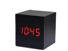 Настольные часы VST - Электронные часы VST-869 (Куб) Красные