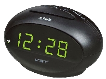 Настольные часы VST - Электронные часы VST-711 Ярко-Зелёные