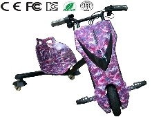 Дрифт электробайки - Дрифт электробайк Flash Rider 360 Фиолетовый Космос