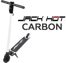 Товары для одностраничников - Электросамокат Jack Hot Carbon 8.8 AH Белый