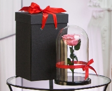 Розы в колбе - Подарочная коробка для розы в колбе