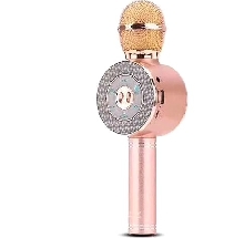 Караоке микрофоны - Караоке микрофон Wster WS-668 Розовый