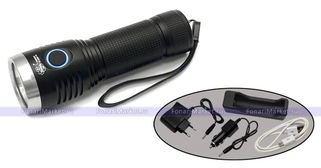 Ручные фонари - Аккумуляторный фонарь Поиск Р-G26-Т6 150000W