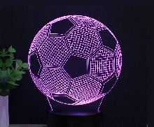 3D лампы - 3D лампа (светильник) «Мячик»