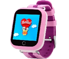 Детские часы-телефон - Детские часы-телефон Smart Baby Watch Q100 розовые