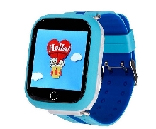Детские часы-телефон - Детские часы-телефон Smart Baby Watch Q100 синие