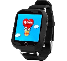 Детские часы-телефон - Детские часы-телефон Smart Baby Watch Q100 чёрные