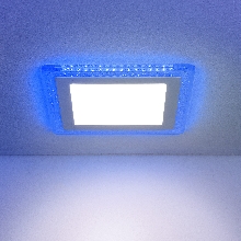 Потолочные светильники - Встраиваемый потолочный светильник DLS024 12+6W