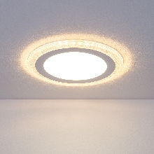 Потолочные светильники - Встраиваемый потолочный светильник DLR024 DL 12+6W