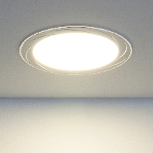 Потолочные светильники - Встраиваемый потолочный светильник DLR004 12W