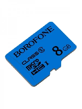 Карты памяти MicroSD - Карта памяти Borofone Micro SD Card 8GB