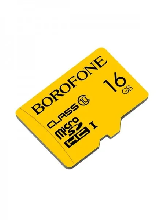 Карты памяти MicroSD - Карта памяти Borofone Micro SD Card 16GB