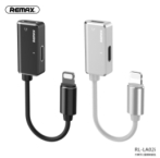 Кабели Remax - Enjoy series jack splitter Double LT cable RL-LA02i