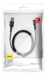 Кабели Baseus - Baseus halo data cable USB For Micro 3A 1m Black