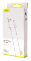 Кабели Baseus - Baseus Mini White Cable USB For Type-C 3A 1m White