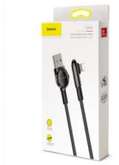Кабели Baseus - Baseus Exciting Mobile Game Cable USB For iP 2.4A 1m Black