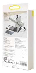 Беспроводные зарядки Baseus - Baseus Card Ultra-thin Wireless Charger 15W (with USB cable 1m) Silver + White