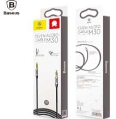 Кабели Baseus - Baseus Yiven Audio Cable M30 1M Silver+Black