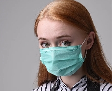 Медицинские маски - Зеленая медицинская маска трехслойная