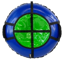 Тюбинги - Тюбинг Hubster Ринг Pro S синий-зеленый 110 см