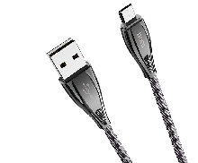 Зарядные устройства и кабели - Кабель USB HOCO U56 Metal armor USB - MicroUSB 1.2 м