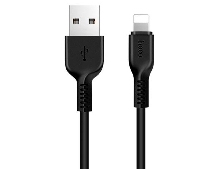Зарядные устройства и кабели - Кабель USB HOCO X20 Flash USB - Lightning 1 м, черный/белый