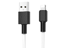 Зарядные устройства и кабели - Кабель HOCO X29 Superior style USB - Lightning, 2А, 1 м, белый/черный