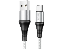 Зарядные устройства и кабели - Кабель HOCO X50 Excellent USB - Type-C, 2.4А, 1 м, серый/черный