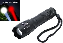 Ручные фонари - Аккумуляторный фонарик YYC-1813-3 белый + красный свет