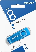 Флешки - Флешка USB 2.0 SmartBuy Twist 8GB синий