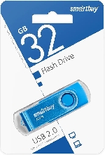 Флешки - Флешка USB 2.0 SmartBuy Twist 32GB синий