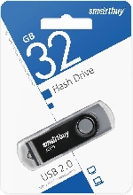 Флешки - Флешка USB 2.0 SmartBuy Twist 32GB черный