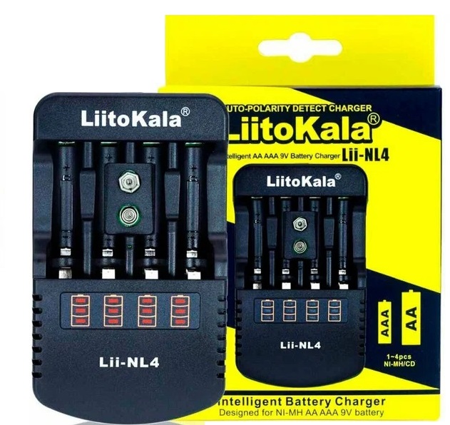 Зарядное устройство LiitoKala Lii-NL4 Зарядные устройства и кабели - Зарядное устройство LiitoKala Lii-NL4