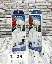Наушники проводные Bass Earphones L29 White Проводные наушники - Наушники проводные Bass Earphones L29 White