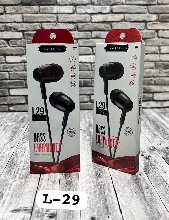 Наушники проводные Bass Earphones L29 Black Проводные наушники - Наушники проводные Bass Earphones L29 Black
