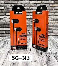 Наушники проводные Tecno Mega Bass Headphones SG-M3 Проводные наушники - Наушники проводные Tecno Mega Bass Headphones SG-M3