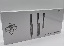 Набор кухонных ножей Spetime 3-Piece Steel Kitchen Knife Set W03-GS Аксессуары Xiaomi - Набор кухонных ножей Spetime 3-Piece Steel Kitchen Knife Set W03-GS