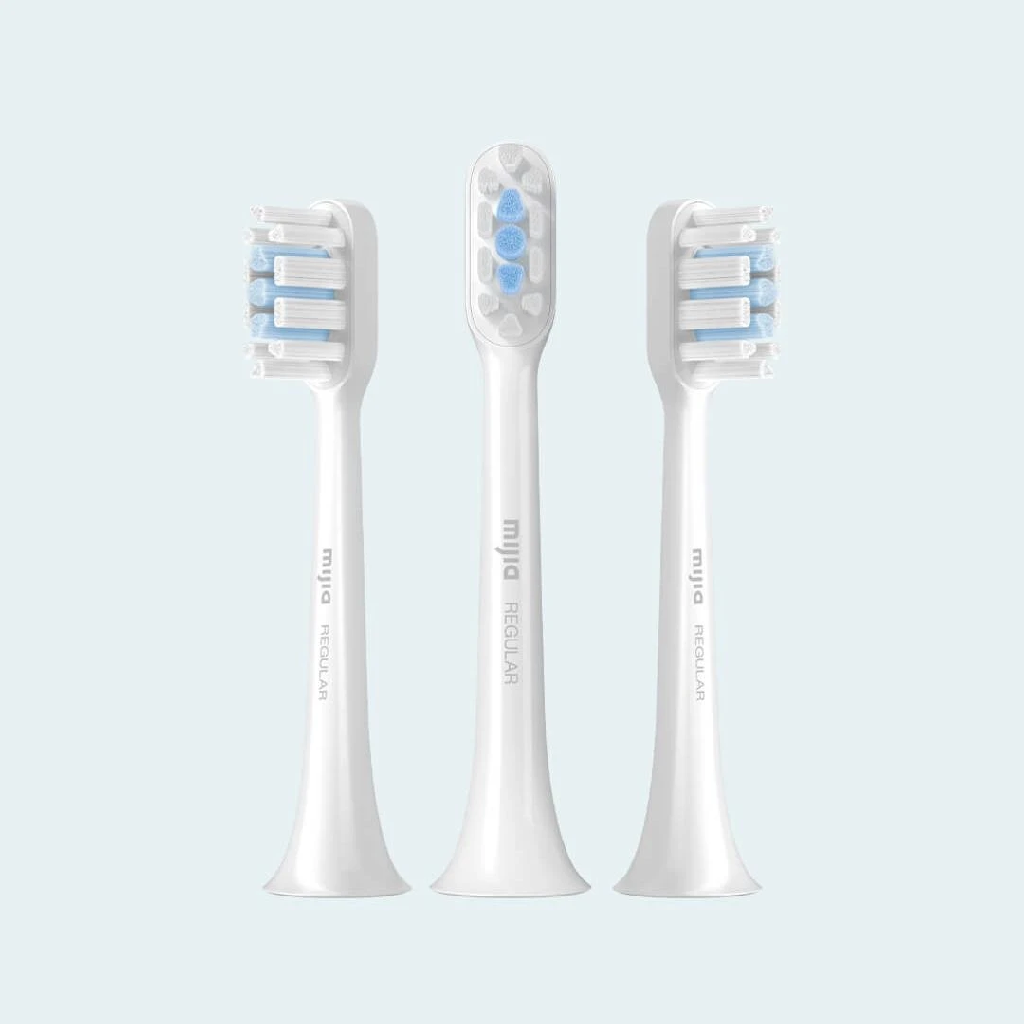 Сменные насадки для зубной щетки MiJia Standart T301/T302 (3шт) Зубные щетки Xiaomi - Сменные насадки для зубной щетки MiJia Standart T301/T302 (3шт)