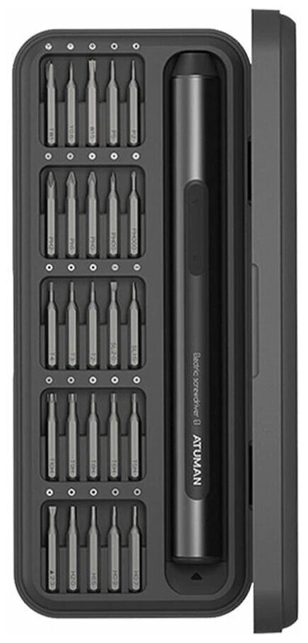 Отвертка электрическая 25в1 ATuMan Е1 Electric Precisoon Screwdriver Set Аксессуары Xiaomi - Отвертка электрическая 25в1 ATuMan Е1 Electric Precisoon Screwdriver Set